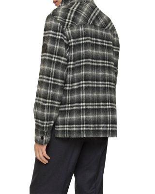 Oran Check Wool Overshirt