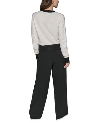 Contrast Trim Cardigan