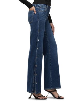 Rosie High Rise Wide Leg Jeans in Deep Ray
