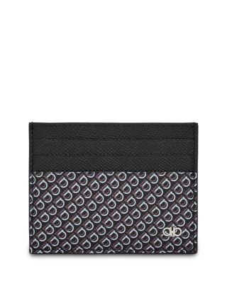 Gancini Printed Card Holder