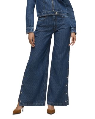 James High Rise Wide Leg Jeans in Bedford Cord