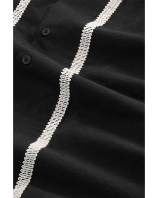 Reed Embroidered Button Front Shirt