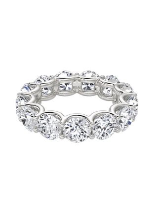 Eternity Band in Platinum, 6.5ctw Round Brilliant Lab Grown Diamonds