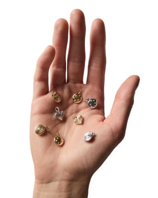 9K Yellow Gold Diamond Celestial Locket Hinged Charm Pendant