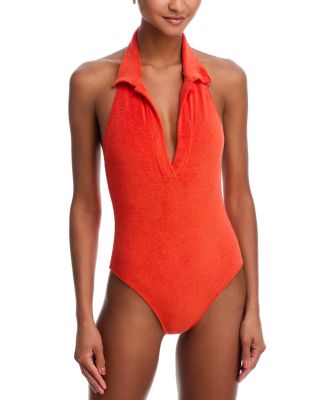 Polo Maillot One Piece Swimsuit