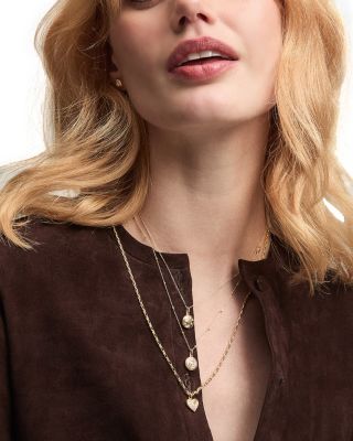 9K Yellow Gold Diamond Groovy Heart Locket Hinged Charm Pendant