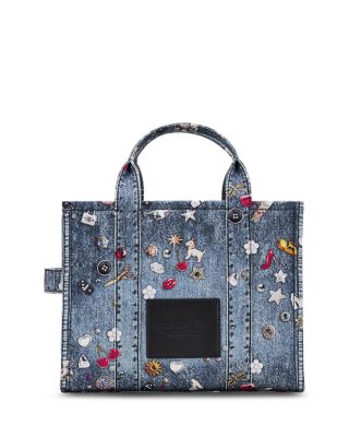 Trompe L&#39;oeil Medium Denim Trinket Tote