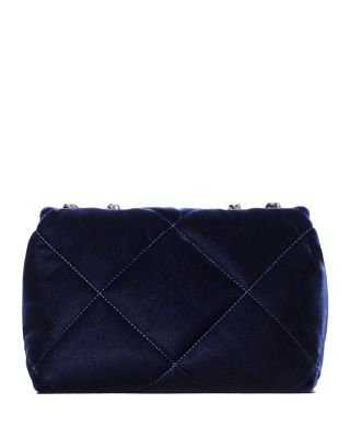 Kira Diamond Quilt Velvet Shoulder Bag
