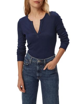 Salem Mixed Placket Henley Tee