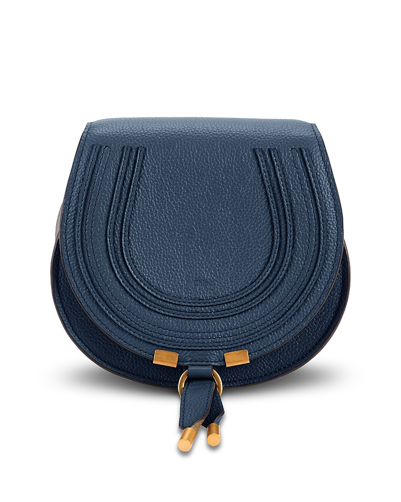 Chloe Marcie Small Leather Saddle Bag