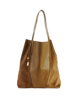 Spin Large Leather &amp; Suede Tote