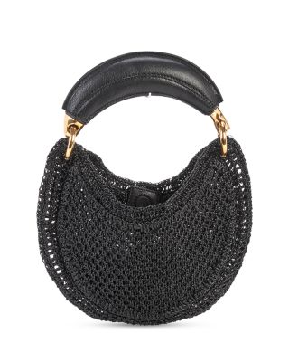 Summer Banana Mini Crocheted Hobo Bag