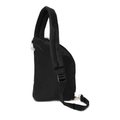The Travel Smart Edit Securtex Anti Theft Half Moon Sling Bag