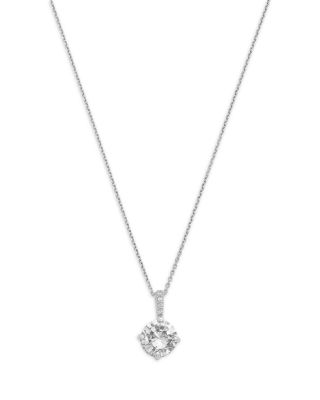 Luxe Collection Certified Lab Grown Diamond Solitaire Pendant Necklace in Platinum, 1.5 tcw