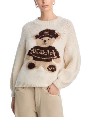 x Von Dutch Jacquard Bear Crewneck Sweater - Exclusive