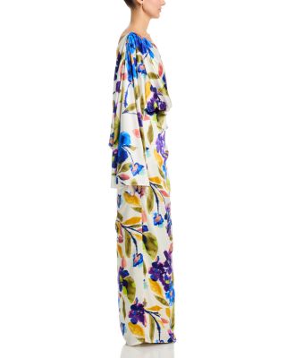 Noel Silk Blend Maxi Dress