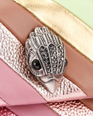 Kensington Mini Leather Stripe Convertible Crossbody