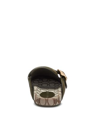 Women's OC Suede Buckled Clogs