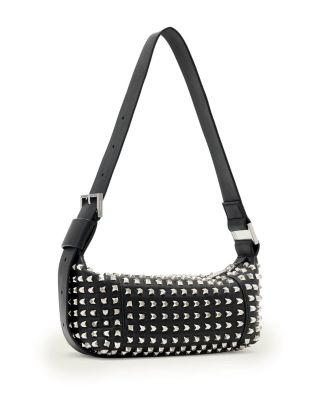 Vega Embossed Leather Mini Shoulder Bag