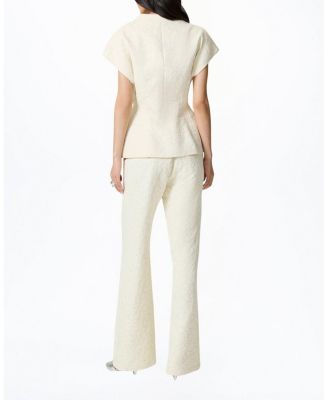 Contrast Fabric Detailed Pants