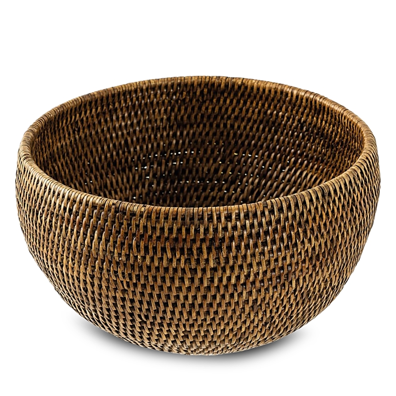 Sambonet Radici Home Collection Rattan 10 Bowl In Brown