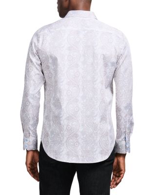 Auberry Printed Long Sleeve Button Front Shirt