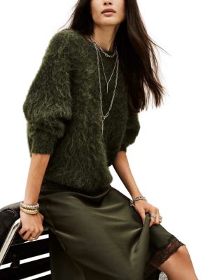 Cyla Lace Trim Midi Skirt