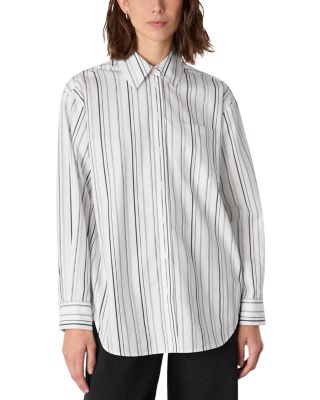 Irregular Stripe Relaxed Shirt