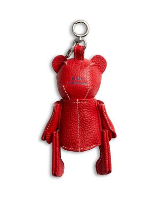 Polo Bear Leather Bag Charm  