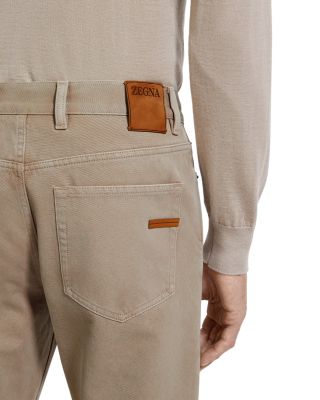 Roccia Slim Fit Cotton and Cashmere Pants