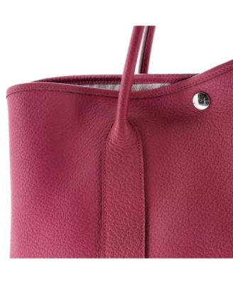 36 Garden Party Tote Leather