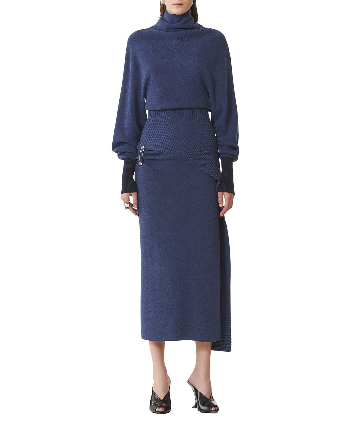 Lanvin Wool and Cashmere Midi Dress