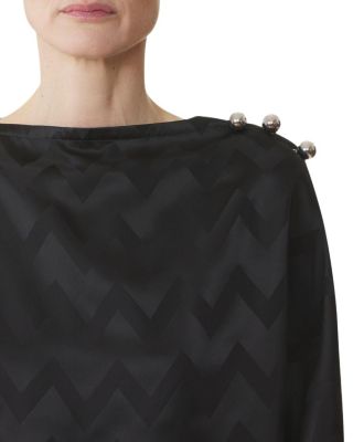  Fluid Top in Jacquard Viscose