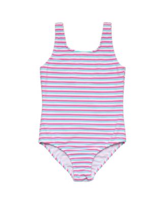 Girls' Sorbet Stripe Teen Scoop Swimsuit - Big Kid