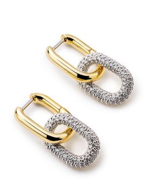  Rox Mini Double Pave Drop Earrings