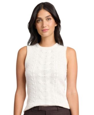  Linen Cable Knit Tank