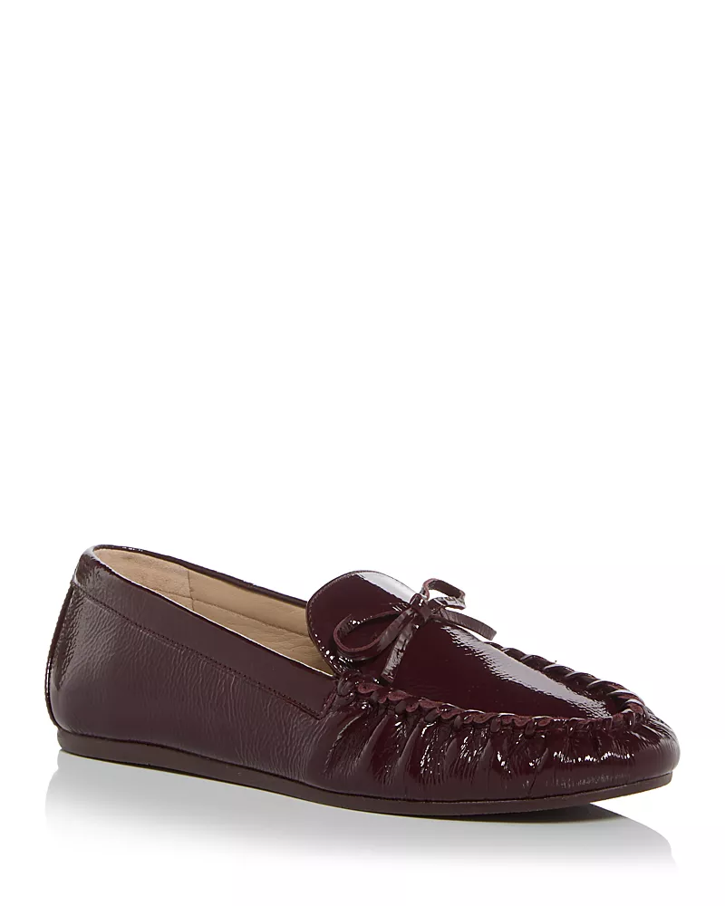 Stuart Weitzman Women's Britt Bow Loafer Flats