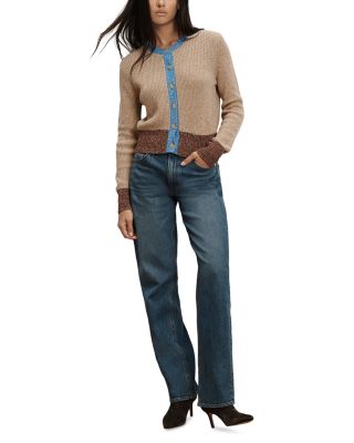 Ibra Crewneck Cardigan Sweater