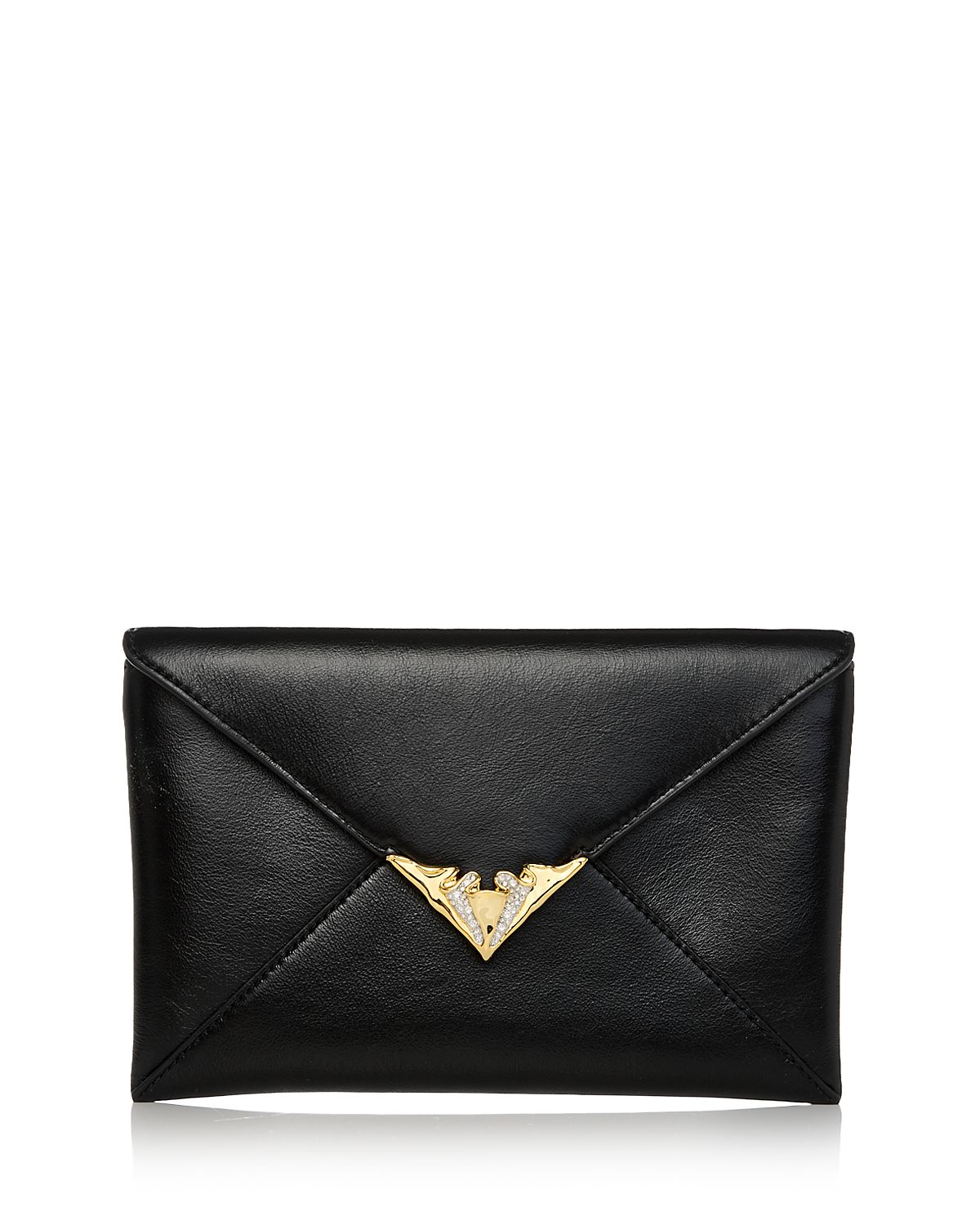 Alexis Bittar Leather Envelope Clutch