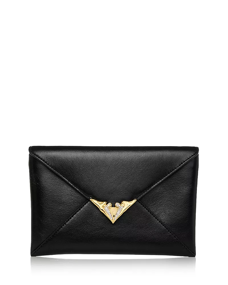 Alexis Bittar Leather Envelope Clutch