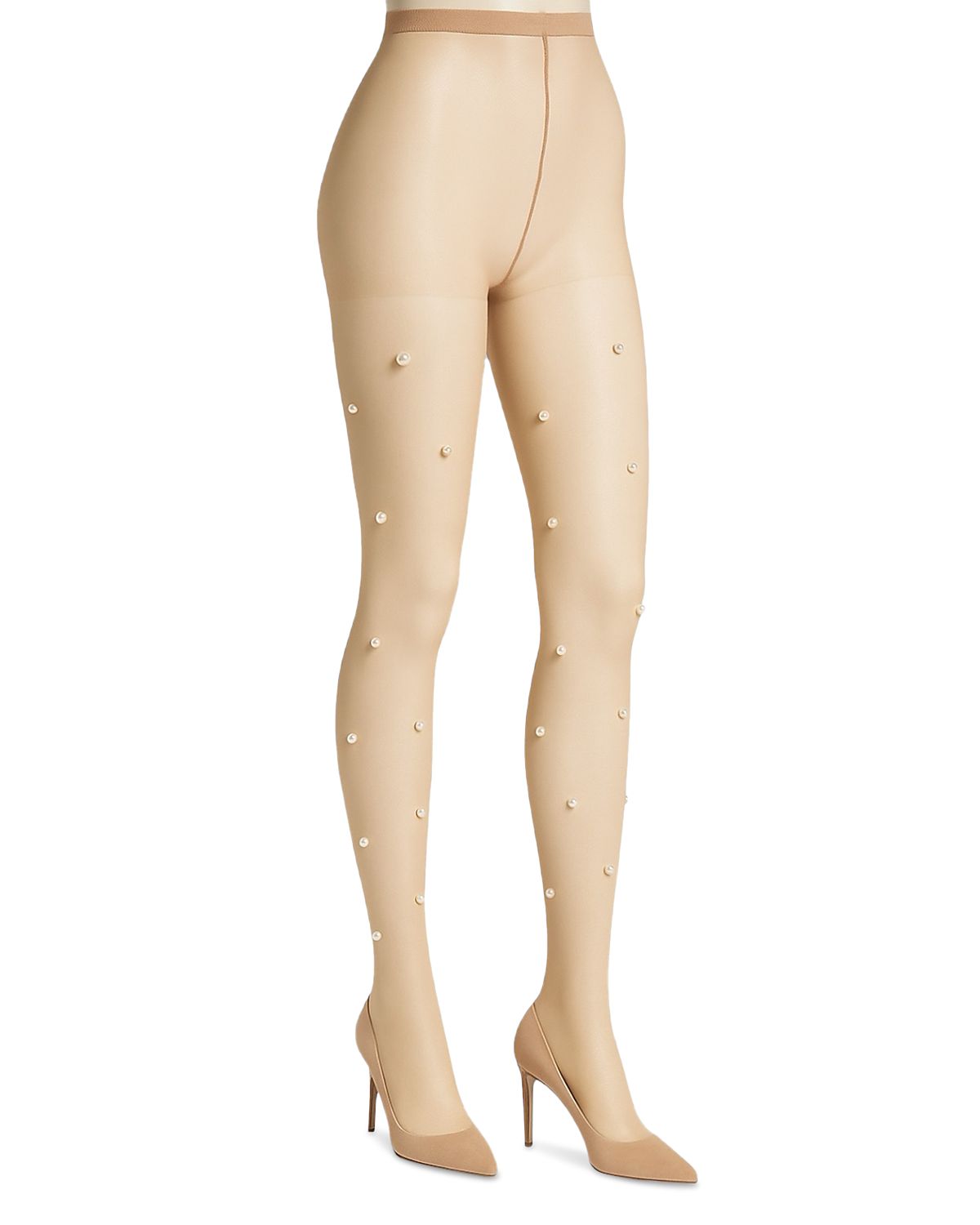 High Heel Jungle Pearly Sheer Tights