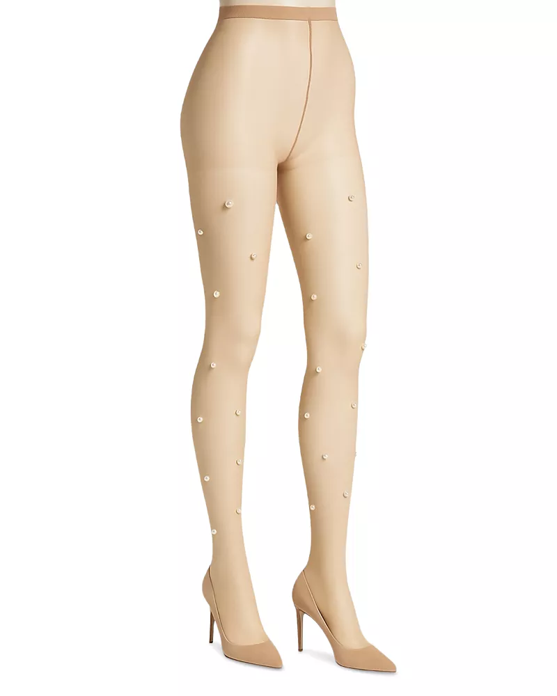High Heel Jungle Pearly Sheer Tights