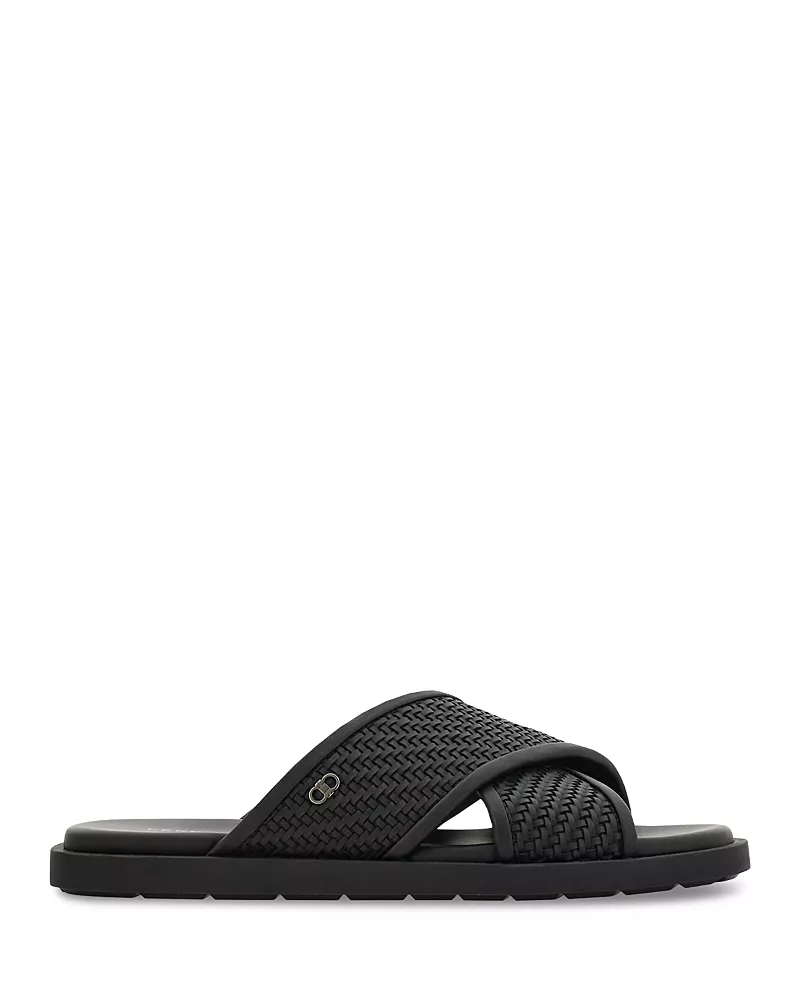 Ferragamo Men's Brise Crisscross Sandals