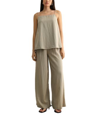 Side Slit Tunic Top & Wide Leg Pants