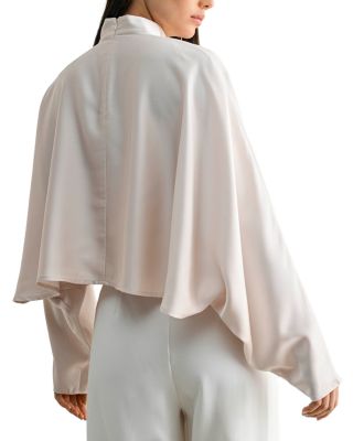 Mock Neck Caftan Top