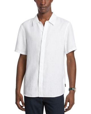 Classic Linen Point Collar Shirt