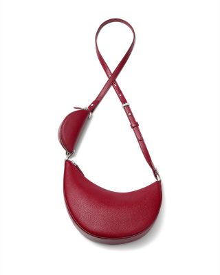 Duo Pebbled Leather Crossbody