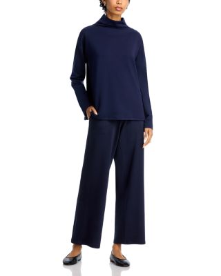 Cozy Brushed Terry Straight Pants