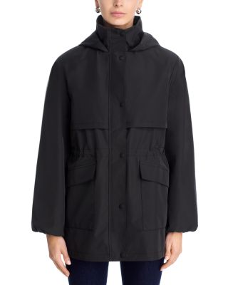 Mock Neck Raincoat