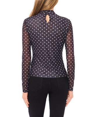 Turtleneck Fitted Long Sleeve Top